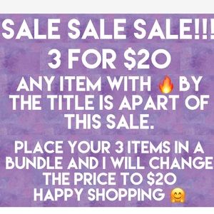 🔥3 for $20 sale🔥